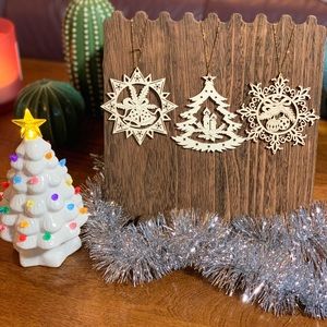 Wooden Christmas Ornaments